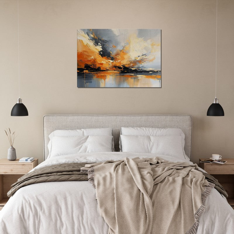 Abstract Canvas - Horizon's Spectrum